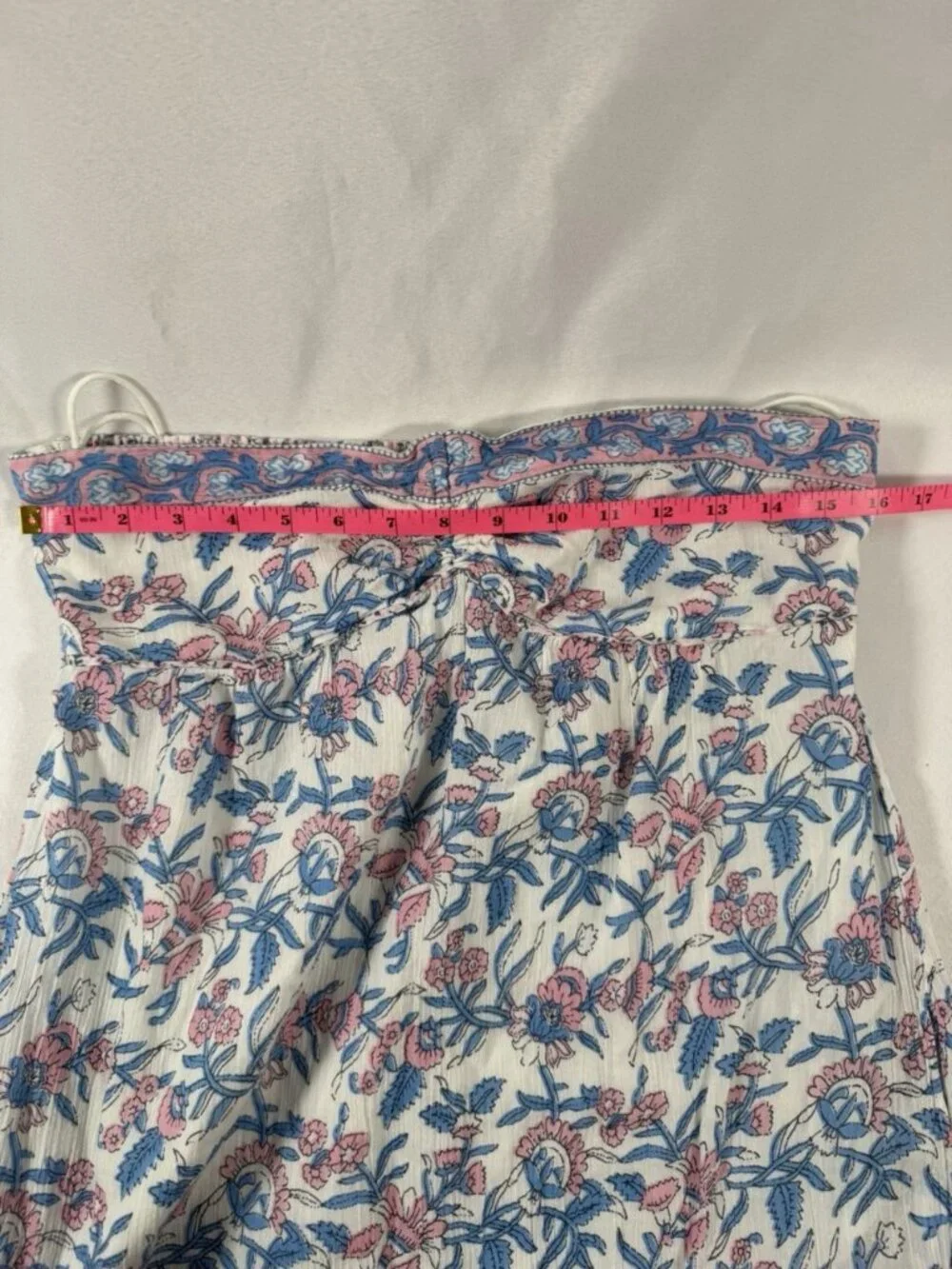 Saylor Topanga Strapless Maxi Dress in Lotus Floral Size Large